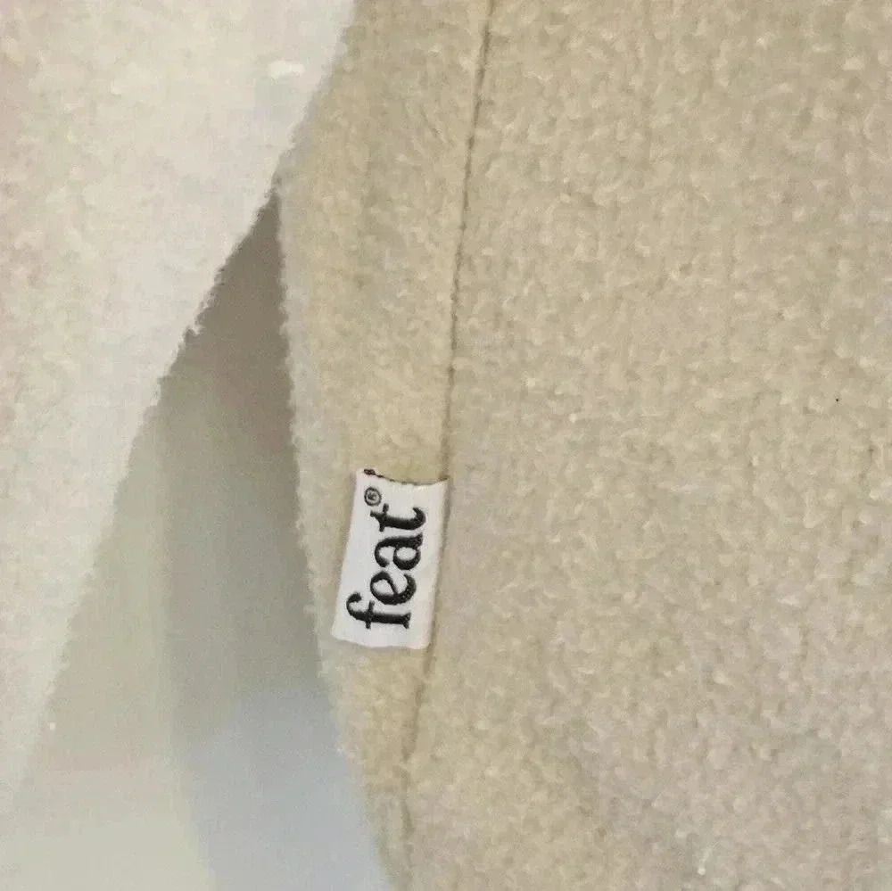 Feat Blanketblend Oatmeal Crew Neck Fleece Sweatshirt - Medium - Picture 6 of 9